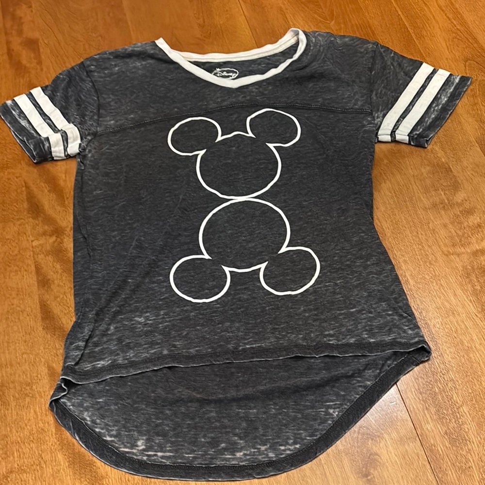Disney Charcoal Gray Graphic Tee